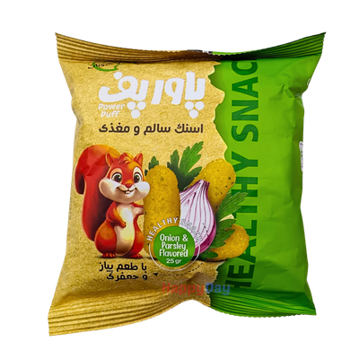 Healthy Snack Onion &amp; Parsley Puff Flavored Chips 25g