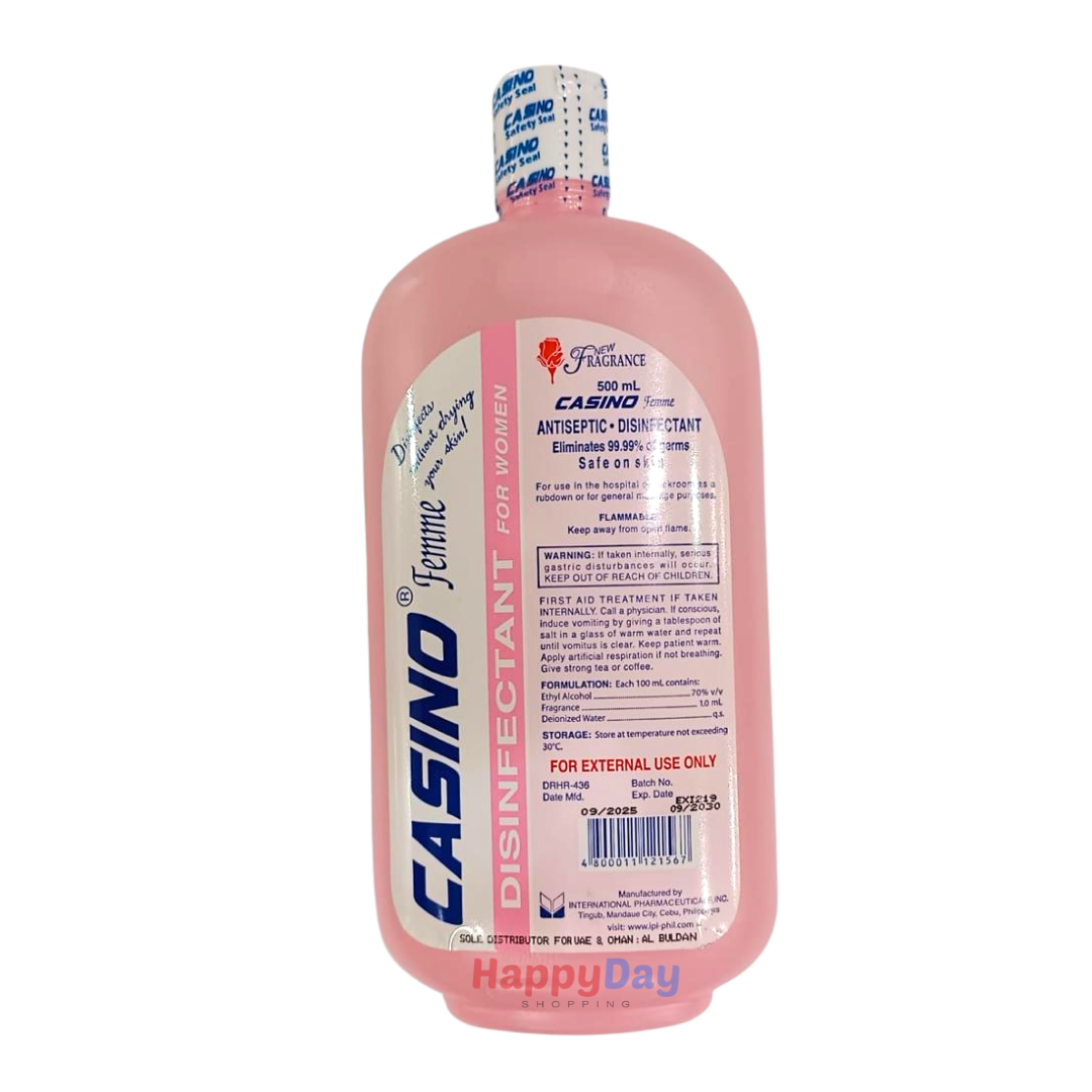 Casino Fragrance Alcohol 500ml (for Women)