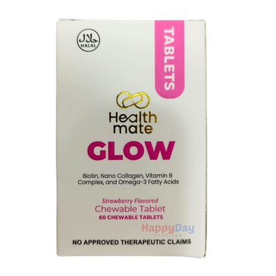 Health Mate Glow 60 Chewable Tablets