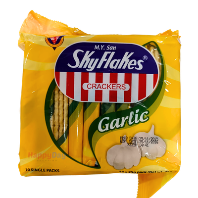 Skyflakes Cracker Garlic 10 Single Packs