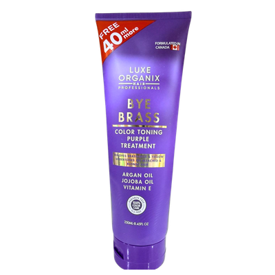 Luxe Organix Bye Brass Color Toning Purple Treatment 250ml ^^