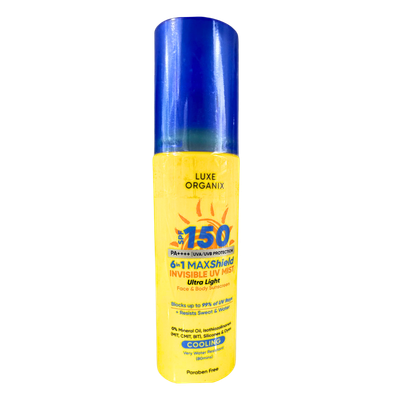 Luxe Organix Invisible UV Mist Ultra Light (Cooling) SPRAY ^^