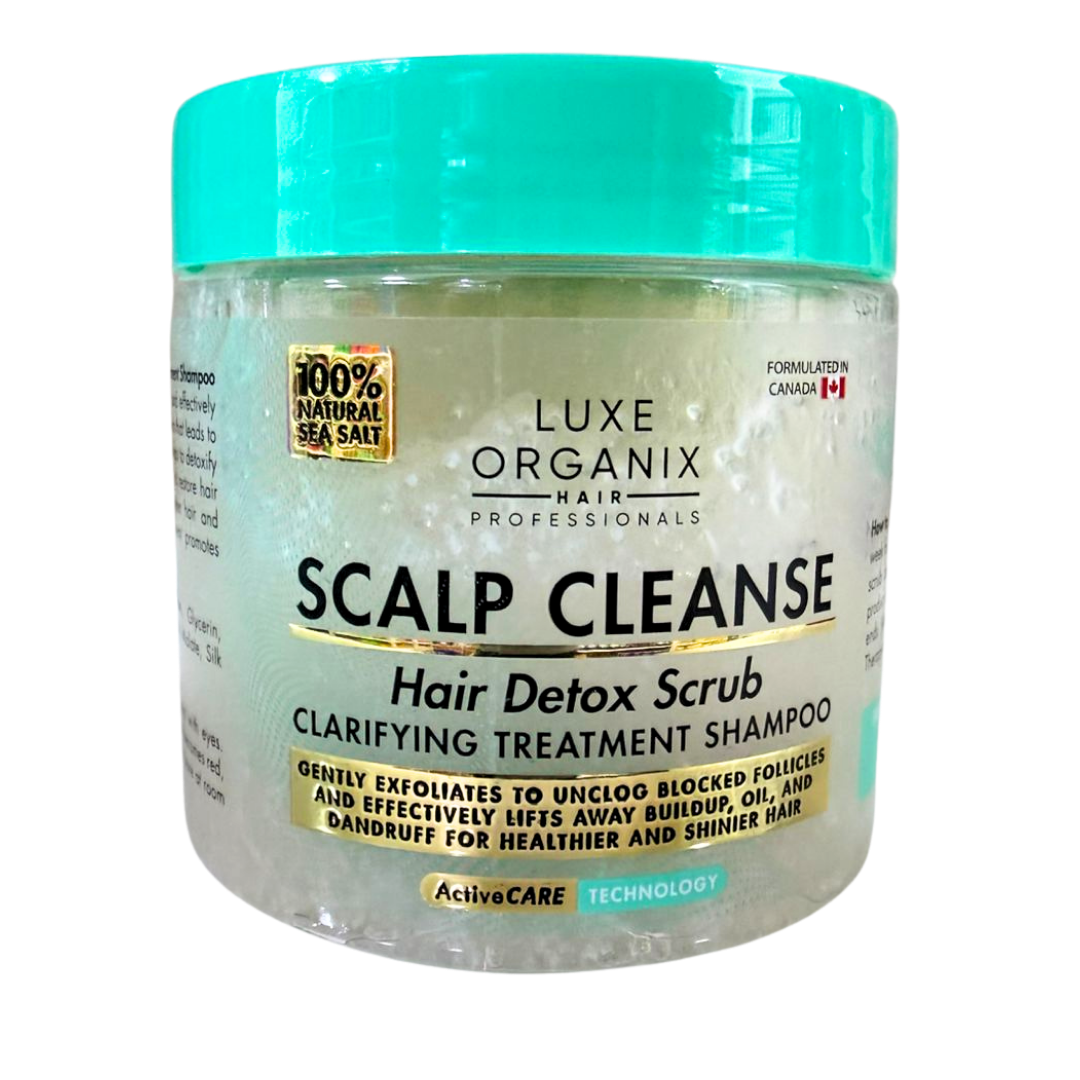 Luxe Organix Scalp Cleanse Hair Detox Scrub Clarifying Treatment Shampoo ^^