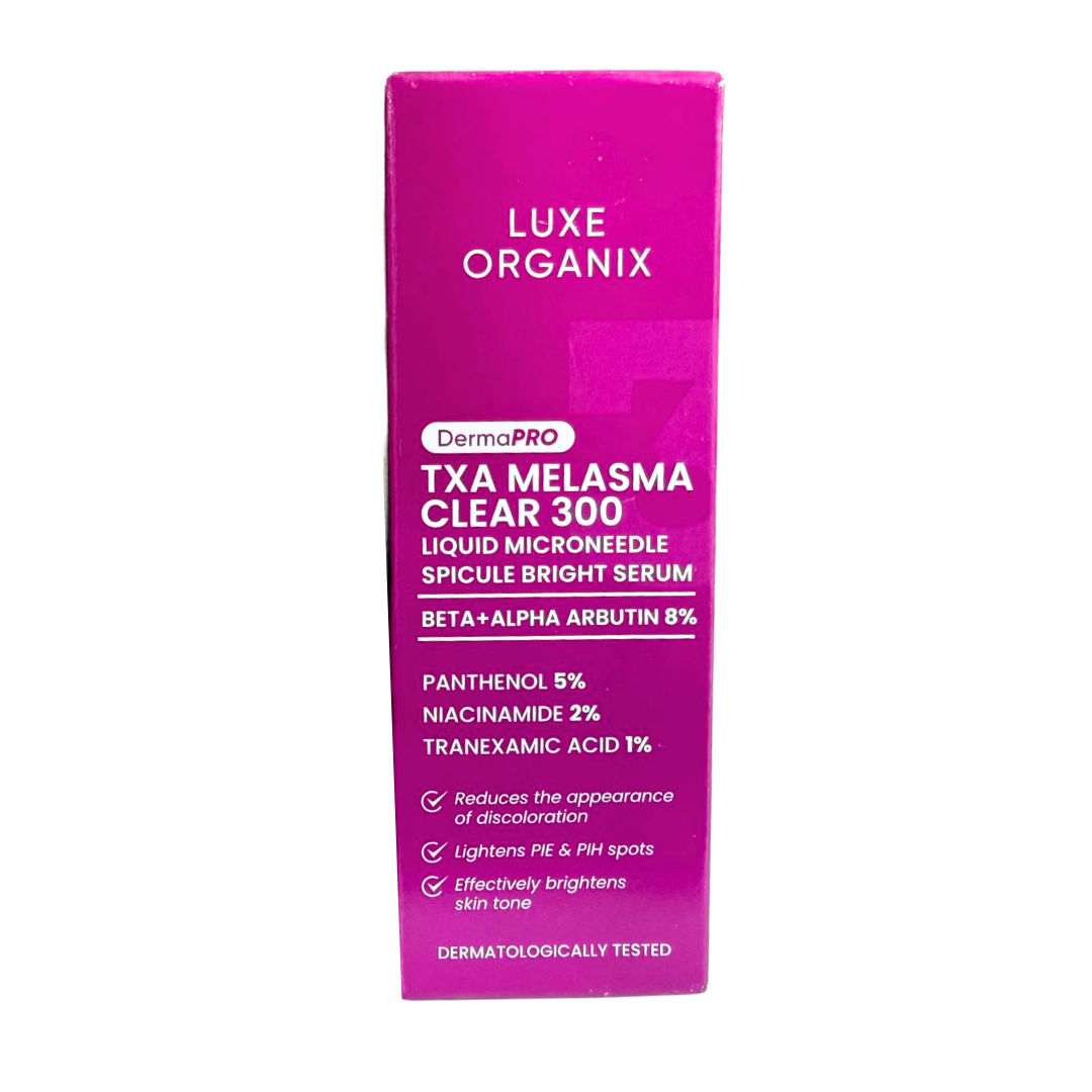 Luxe Organix Derma Pro TXA Melasma Clear 300 Spicule Bright Serum ^^