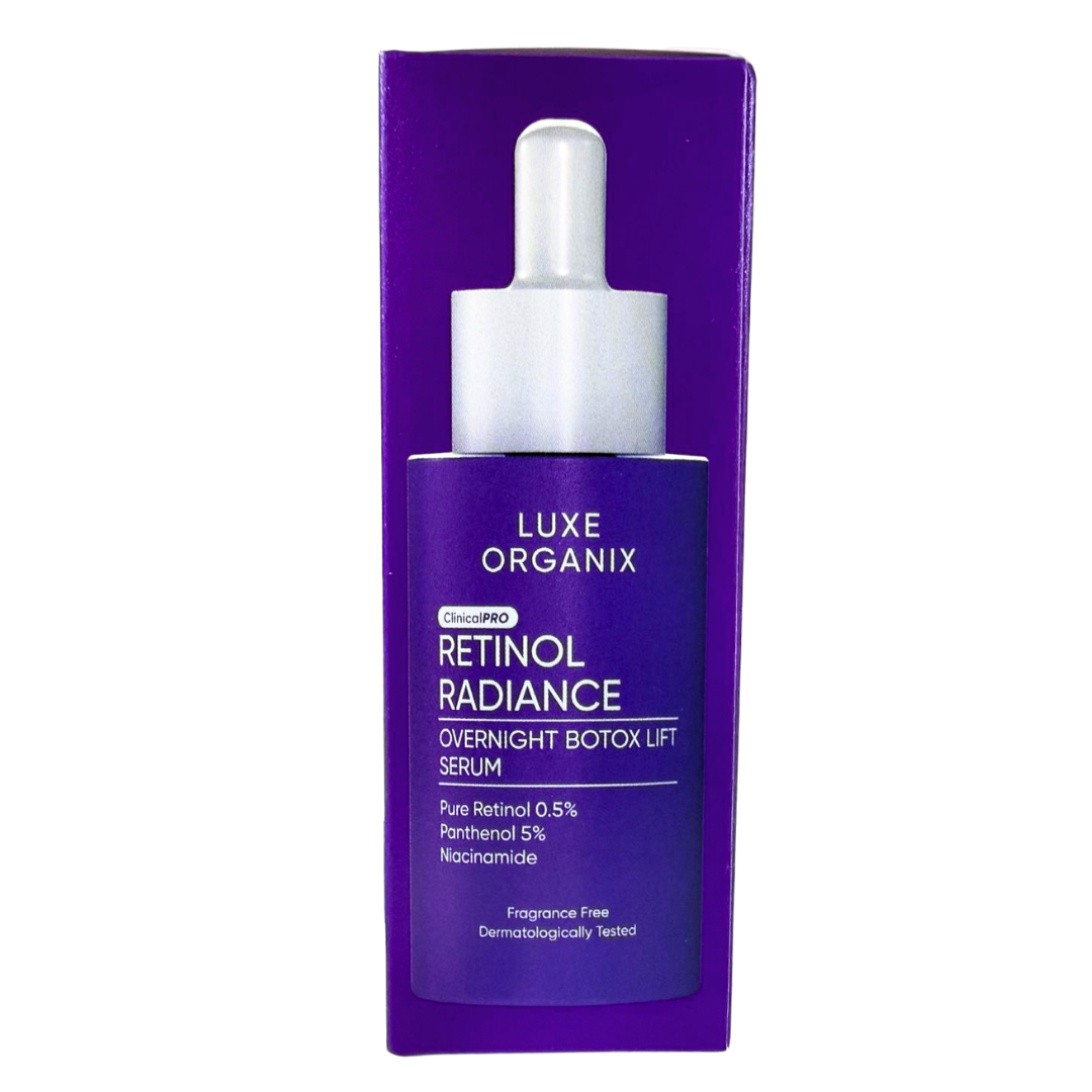 Luxe Organix Retinol Radiance Overnight Botox Lift Serum^^