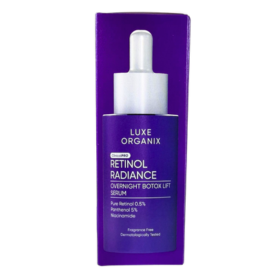 Luxe Organix Retinol Radiance Overnight Botox Lift Serum^^