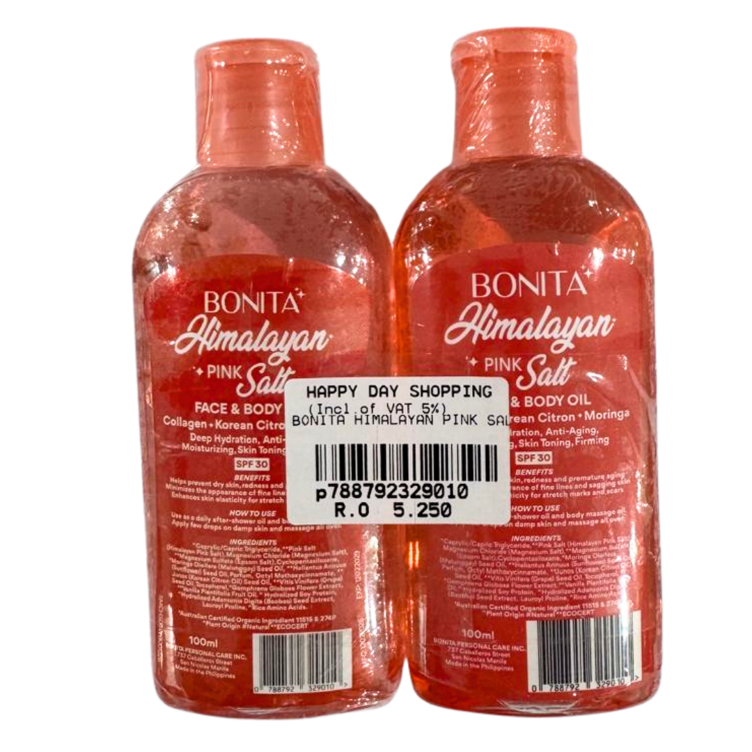 PROMO - Bonita Himalayan Face &amp; Body Body Oil (2pcs)