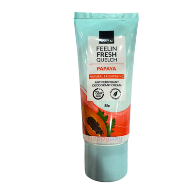 Avon Feelin Fresh Quelch Deodorant -Papaya Natural Brightening 55g