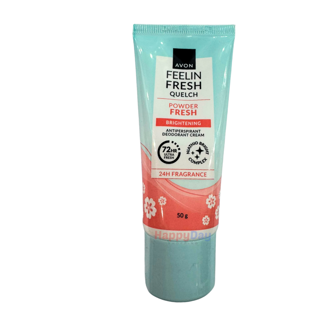 Avon Feelin Fresh Quelch Deodorant -Powder Fresh Brightening 55g