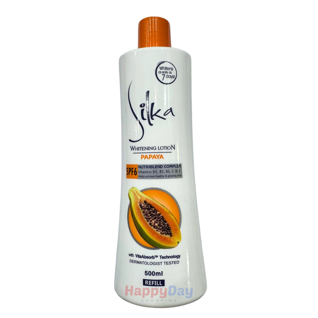 Silka Whitening Papaya Lotion 500ml