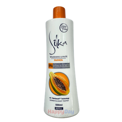 Silka Whitening Papaya Lotion 500ml