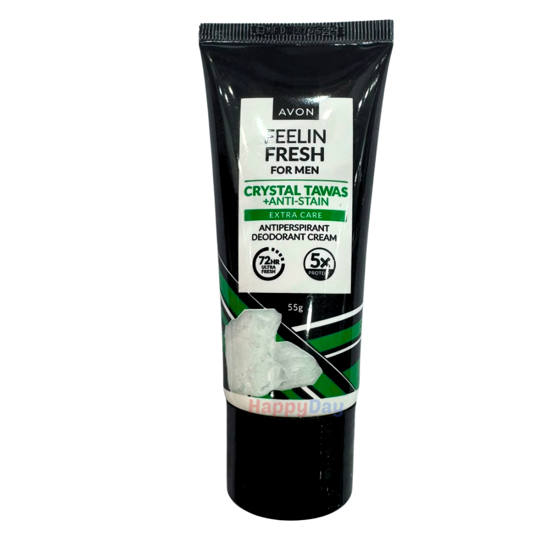 Avon Feelin Fresh Quelch Deodorant -Crystal Tawas Anti Stain 55g