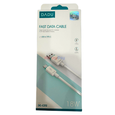 Dadu Fast Data Cable 18W Charger (type C)