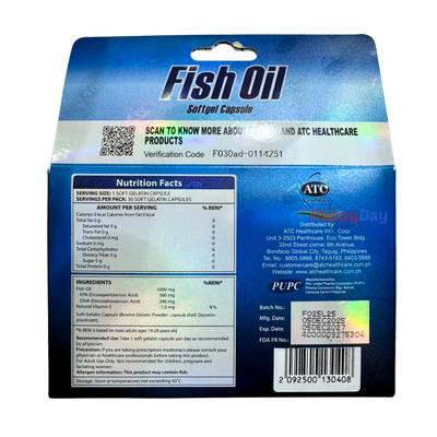 ATC Fish Oil Softgel 30pc 2