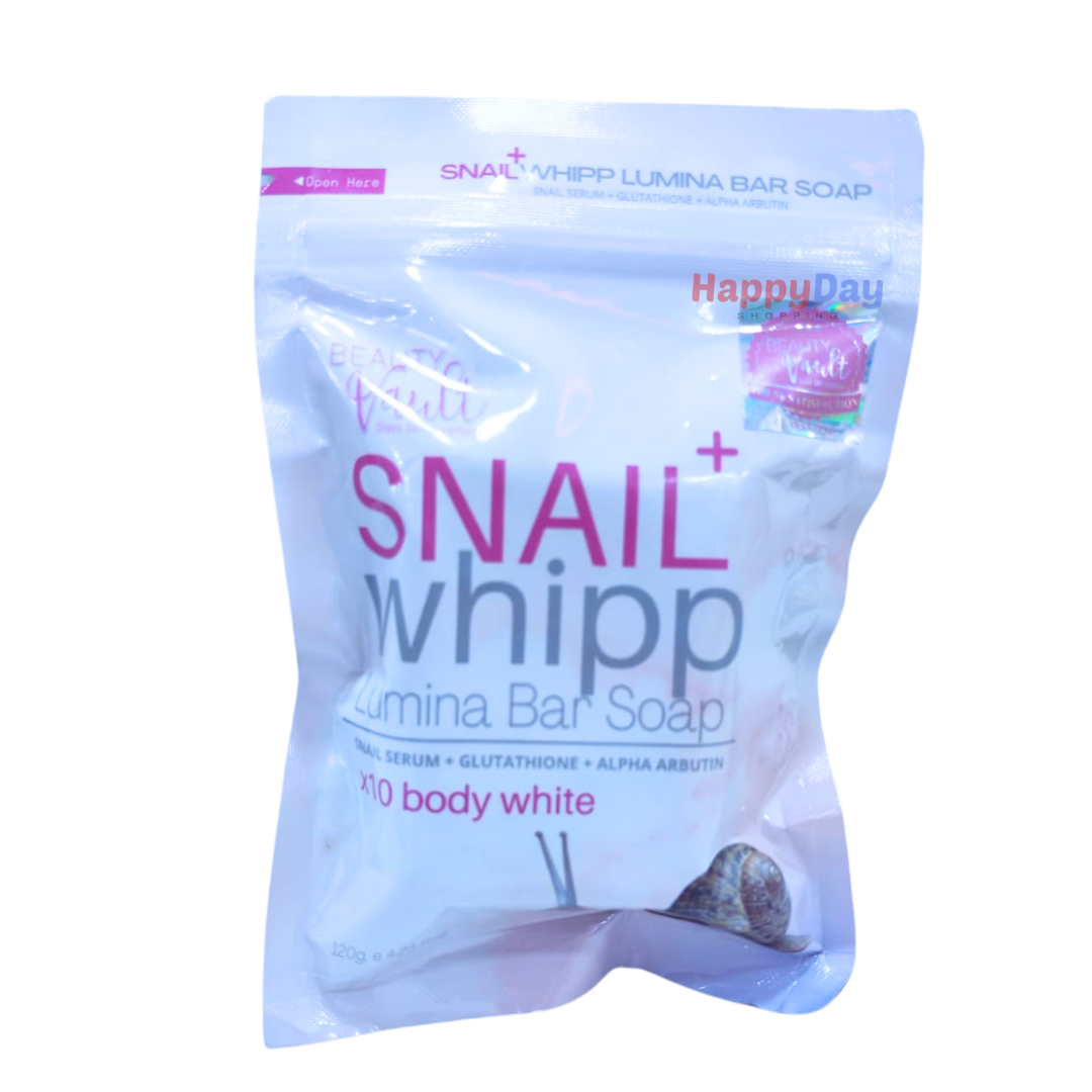 Beauty Vault Snail Whipp Lumina Bar Soap 120g