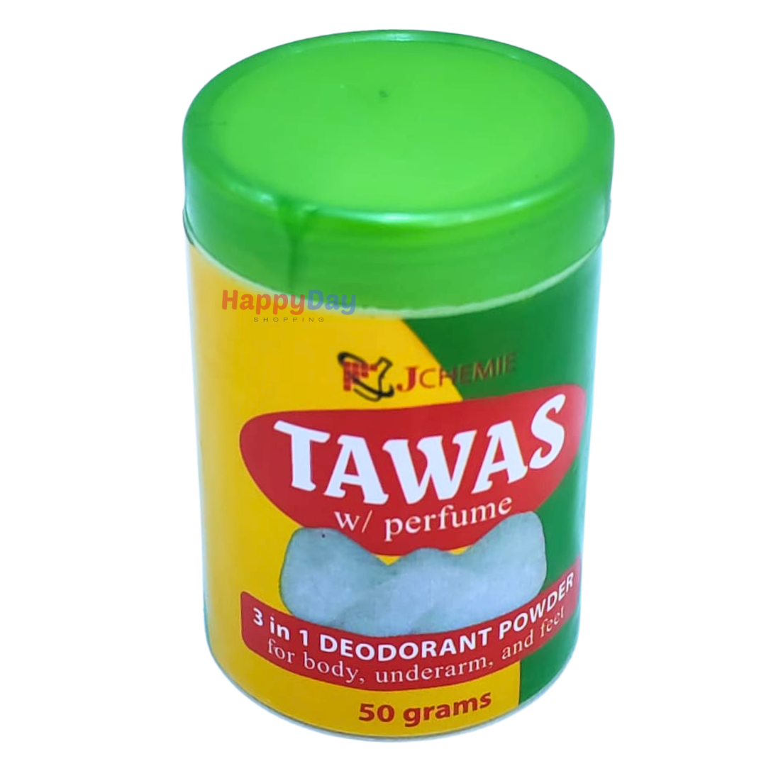 JCHEMIE Tawas with Perfume 3in1 Deodorant Powder 50g