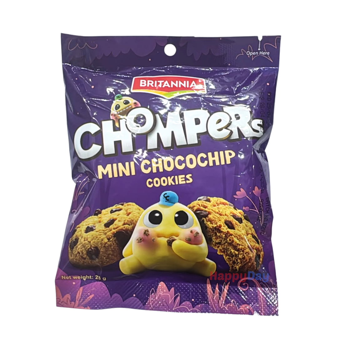 Britannnia Chompers Mini Chocochip Cookies