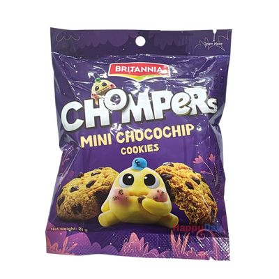 Britannnia Chompers Mini Chocochip Cookies