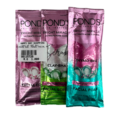 PROMO - Ponds Facial Foam + Scrub