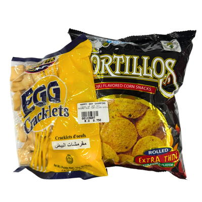 PROMO - Egg Cracklets + Torillos Chili