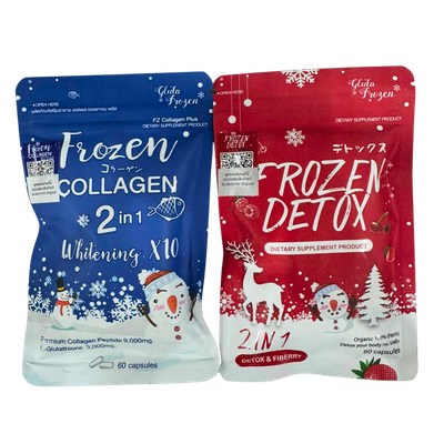 PROMO - Frozen Collagen Blue + Detox Red
