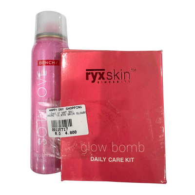 PROMO - RYX Skin Glow Bomb Set + Bench So Inlove