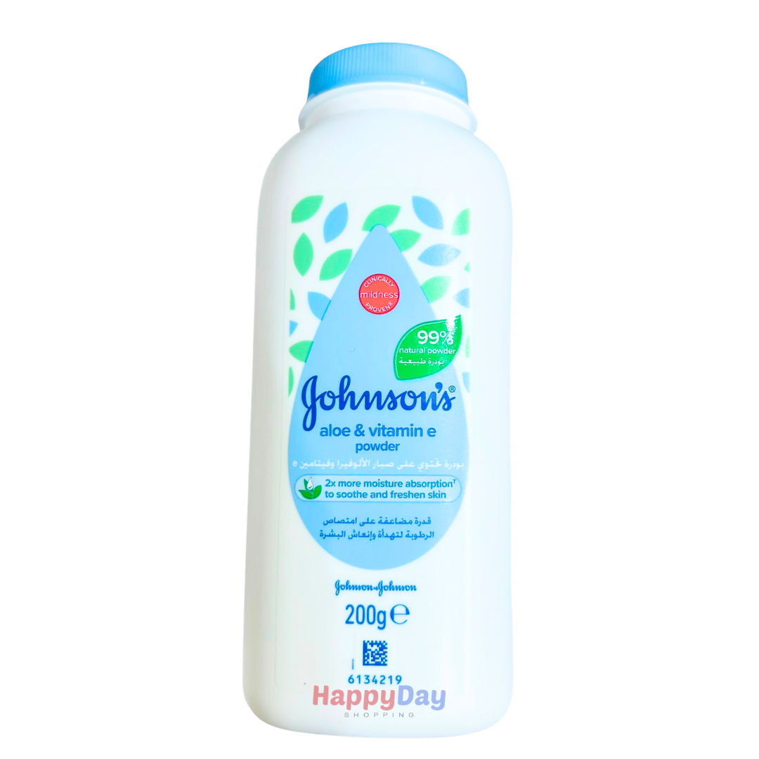 Johnsons Baby Powder - Aloe &amp; Vitamin E 200g (Thailand)