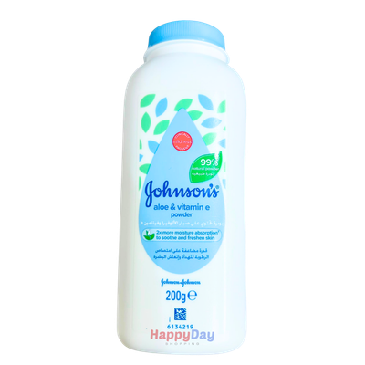 Johnsons Baby Powder - Aloe &amp; Vitamin E 200g (Thailand)