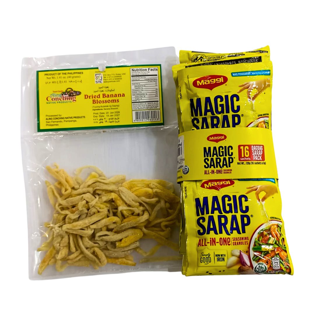 PROMO - Aling Conching Dried Banana Blossom + Magic Sarap