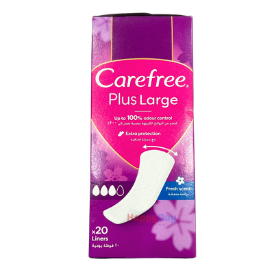Carefree Plus Large x20 Panty Liner