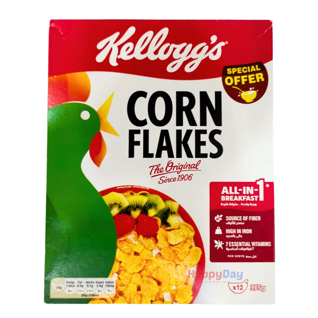 Kelloggs Corn Flakes x12 (375g)