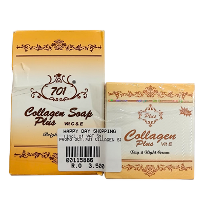 PROMO -  701 Collagen Soap + Collagen Day &amp; Night Cream