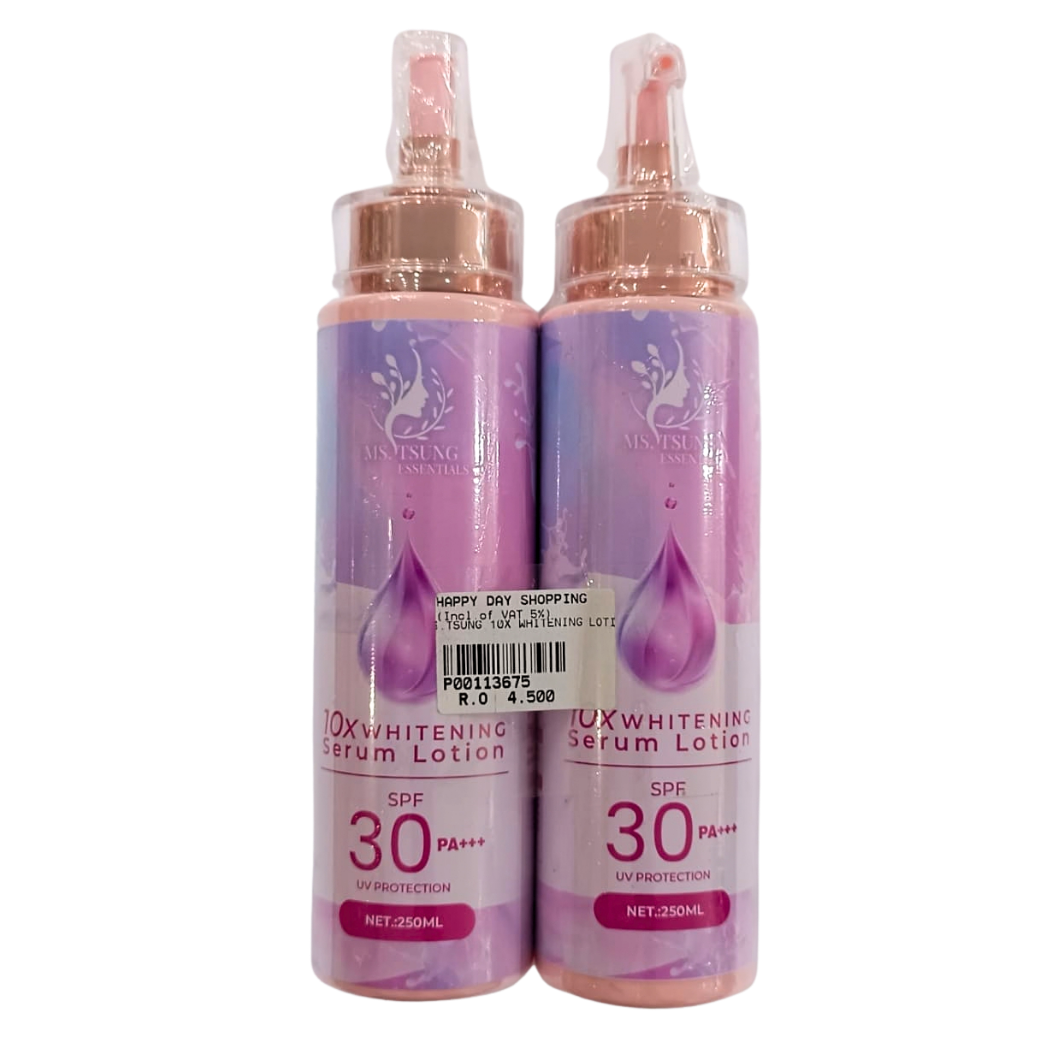 PROMO -  Ms Tsung Whitening Serum Lotion x2 (SPF 30)
