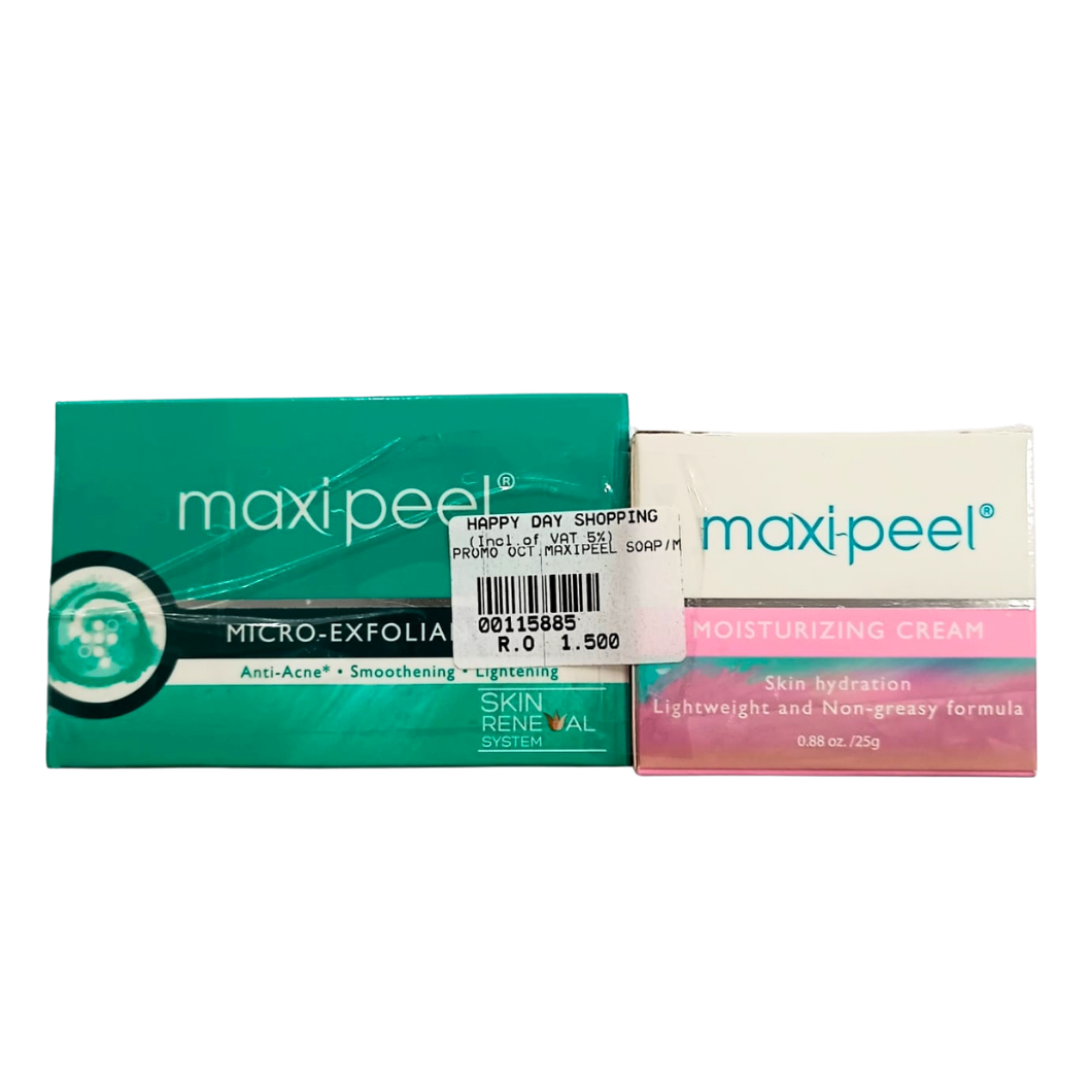 PROMO - Maxipeel Soap + Maxipeel Moisturizing Cream