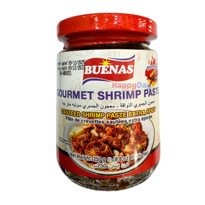 Buenas Gourmet Shrimp Paste Extra Spicy 250g