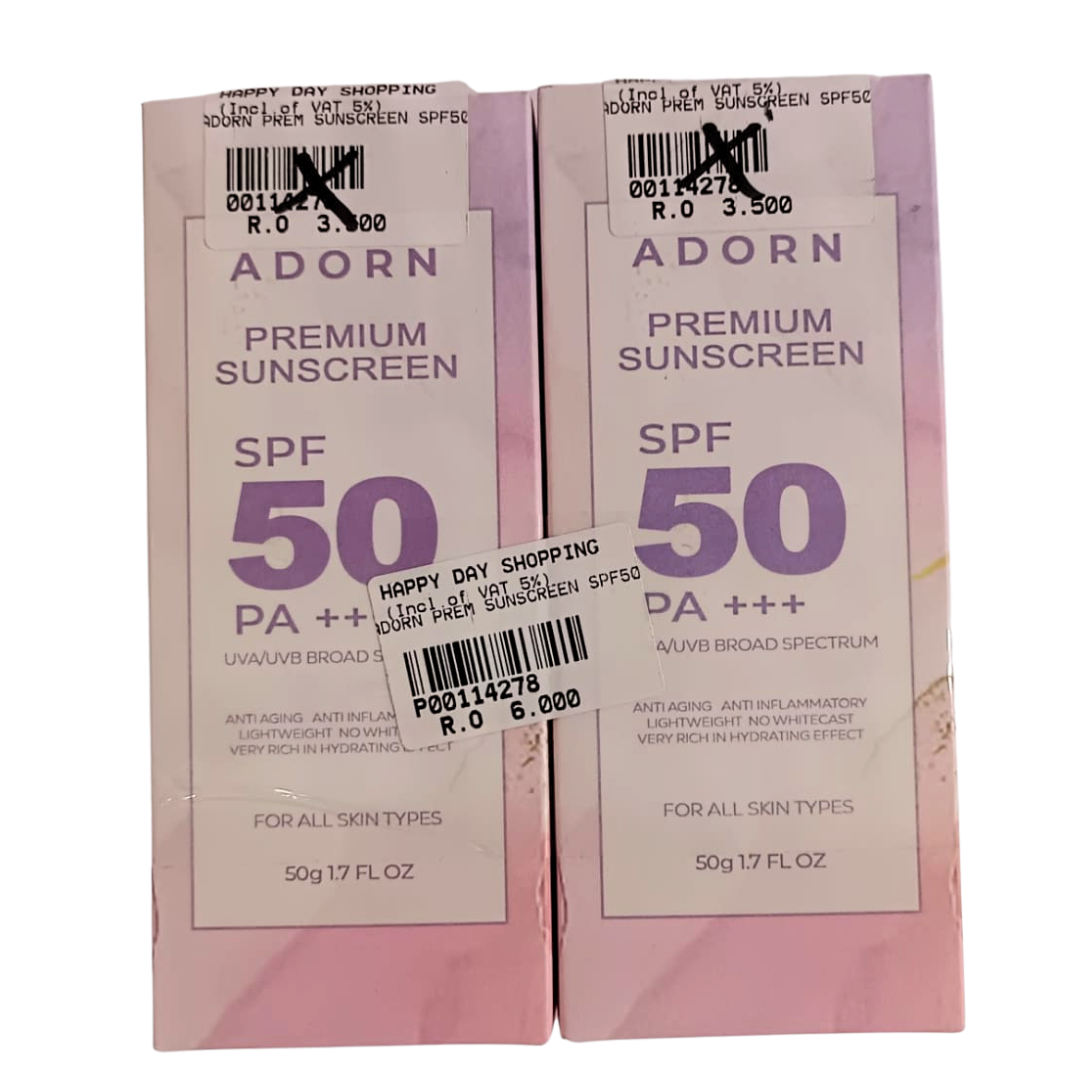 PROMO - Adorn Sunsceen 50SPF x2