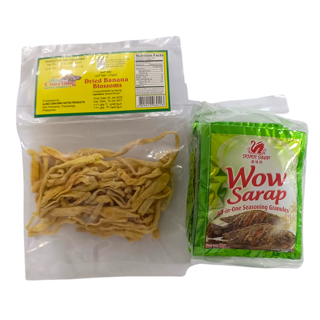 PROMO - Dried Banana Blossom + Silver Swan Wow Sarap