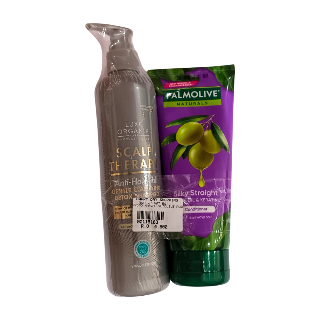 PROMO - Palmolive Straight + LO Scalp Therapy Hairfall Shampoo