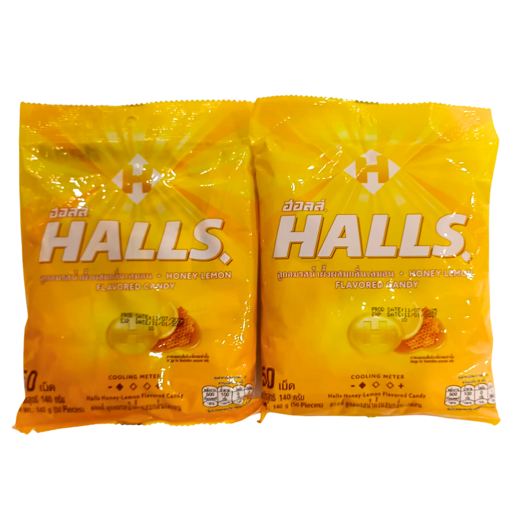 PROMO - Halls Honey Lemon Candy x2