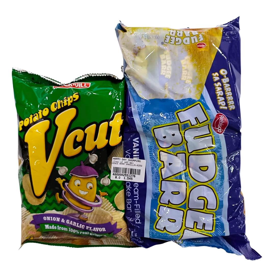 PROMO - Vcut Onion &amp; Garlic + Fudgee Barr Vanilla