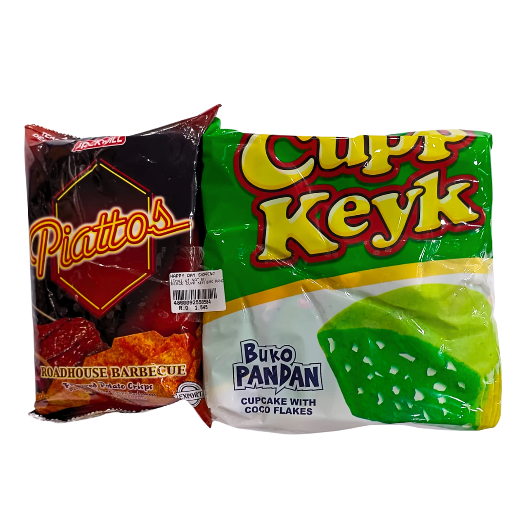 PROMO - Piattos BBQ + Cupp Keyk Buko Pandan