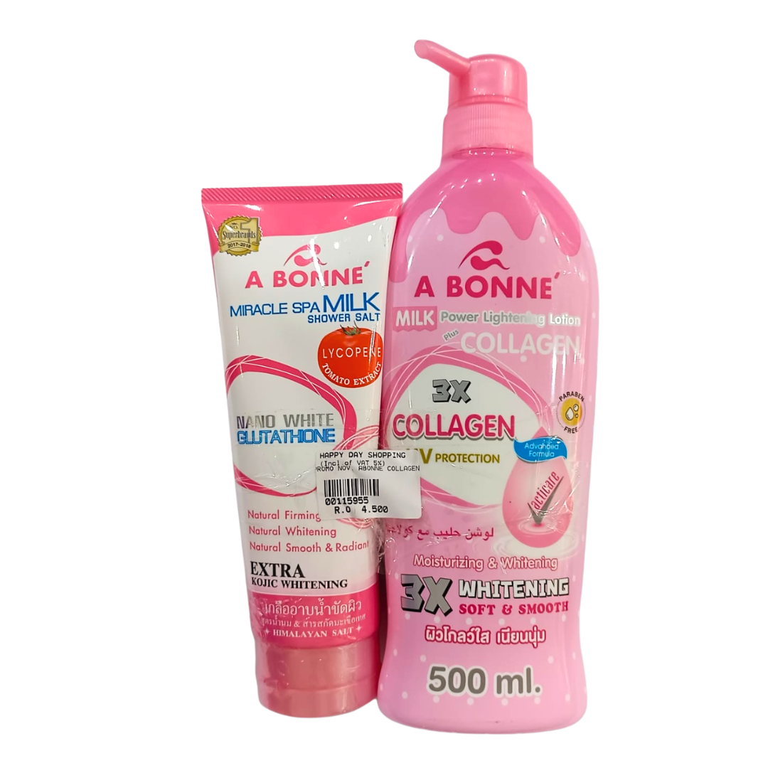 PROMO - A Bonne Miracle Spa Milk Shower Salt + Collagen Lotion