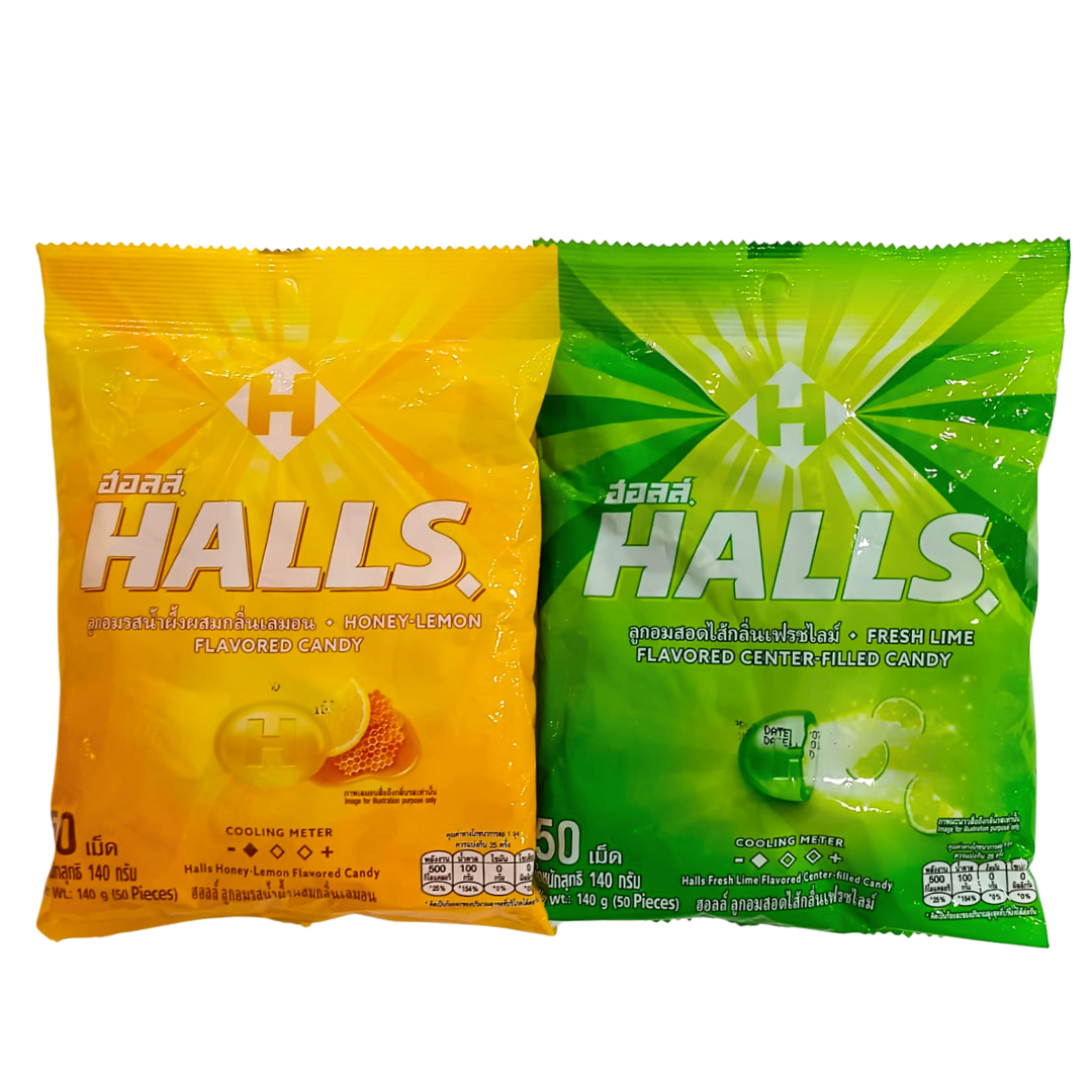 PROMO - Halls Honey Lemon + Fresh Lime Candies