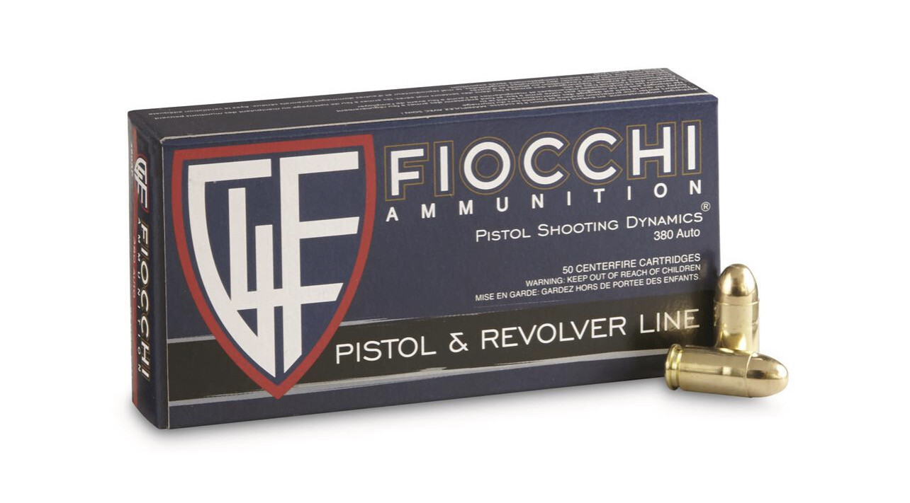 FIOCCHI 380 AUTO 95GR FMJ 50RD
