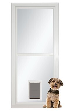 Larson Easy Vent Pet Door w/ Clear Glass