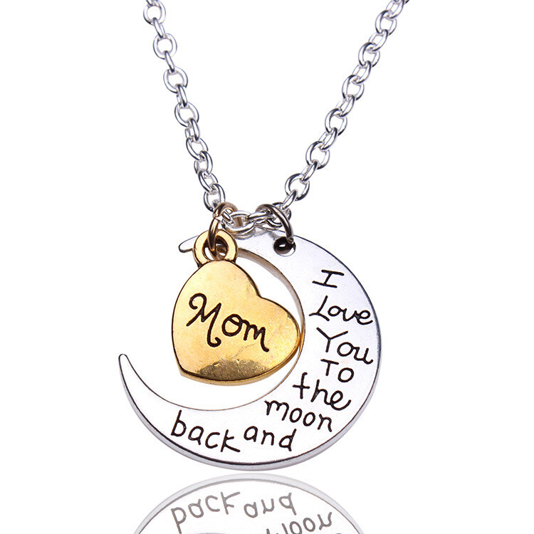 Explosive Moon Sun Necklace I Love You To The Moom And Back