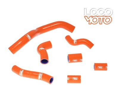 SAMCO Sport - Silicone Radiator Coolant Hose Kit Orange