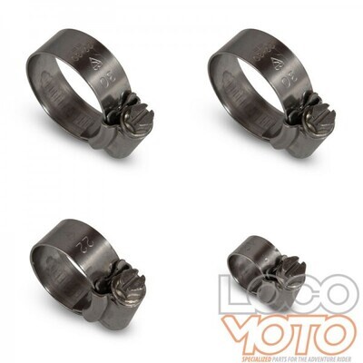 SAMCO Sport - Stainless Steel Radiator Hose Clamp Kit
