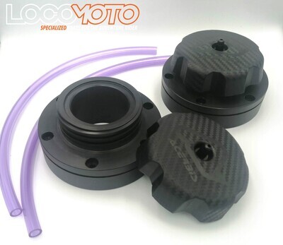 FZ Factory - Keyless Tank Cap Kit - KTM 950 / 990 Adventure