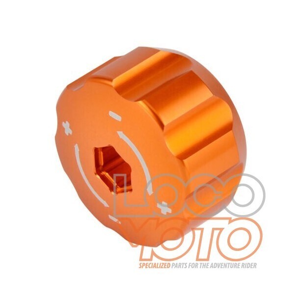 CNC Aluminum Knob For Rear Shock Absorber - KTM 950 / 990 Adventure